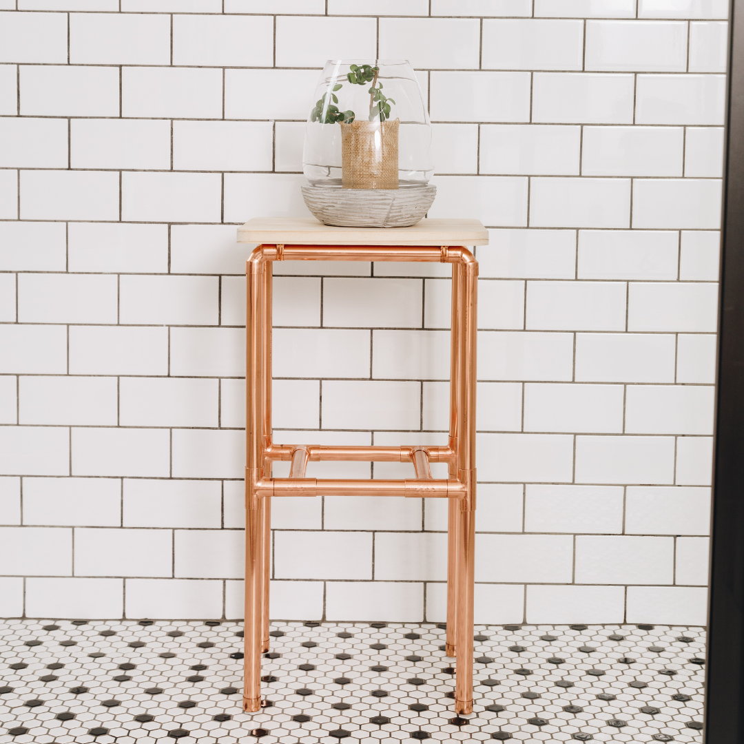 Copper Side Table