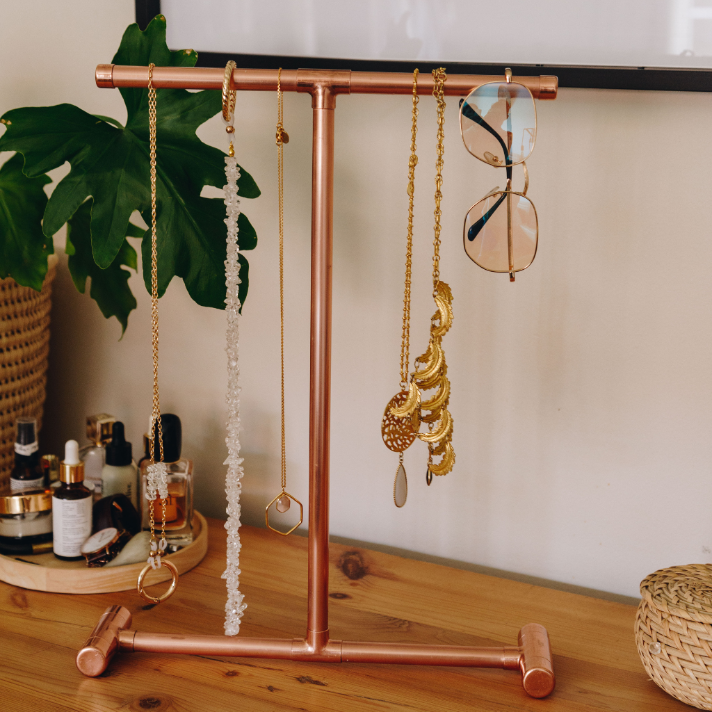 Copper Jewellery Stand