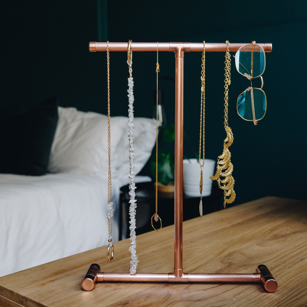 Copper Jewellery Stand