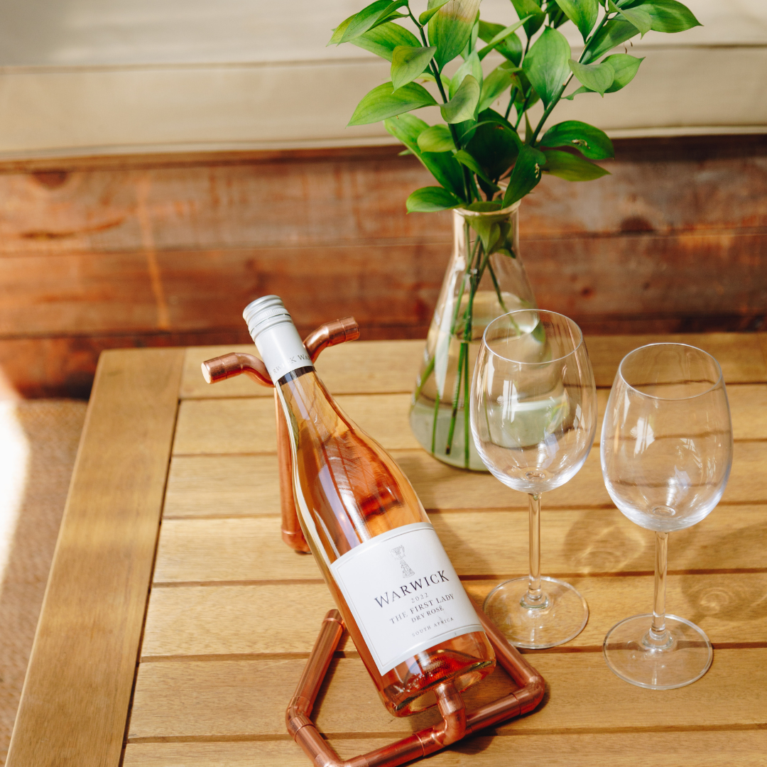 Copper Wine Bottle Stand