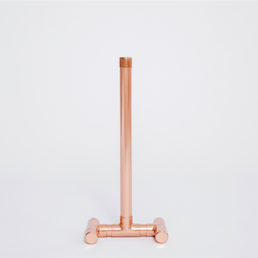Copper Paper Towel Stand