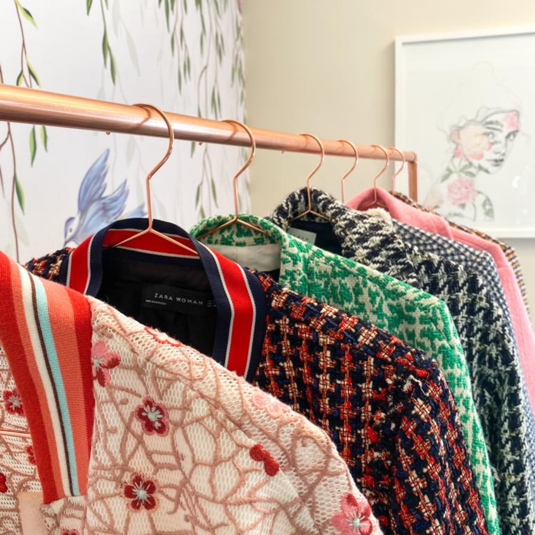 Copper Free Standing Clothing & Shoe Rail