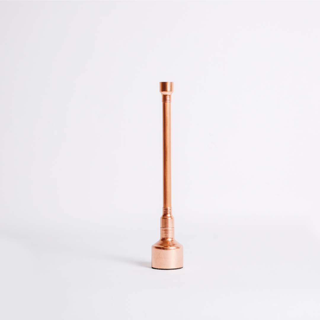 Copper Single Candle Holder