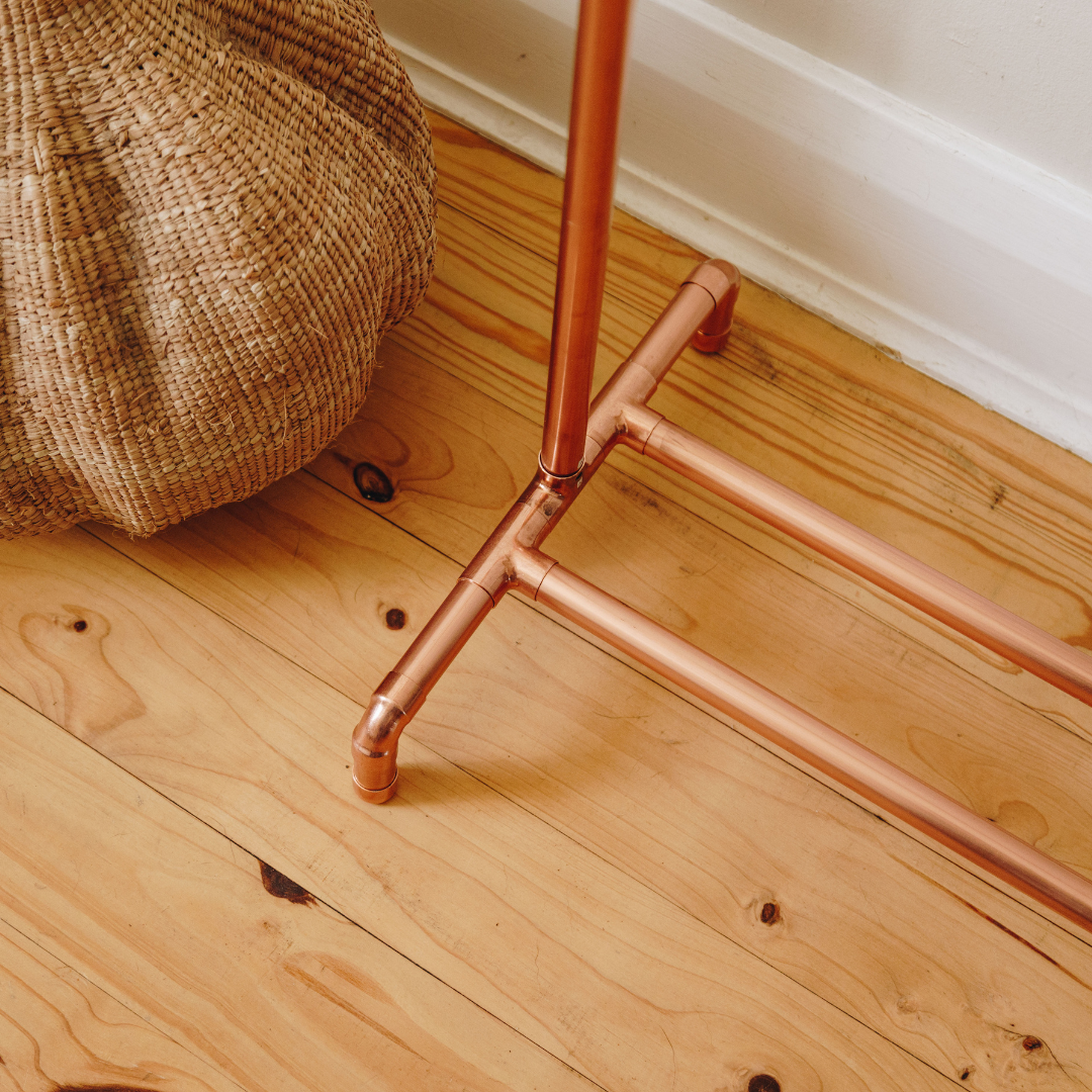 Mini Copper Kids Clothing & Shoe Rail