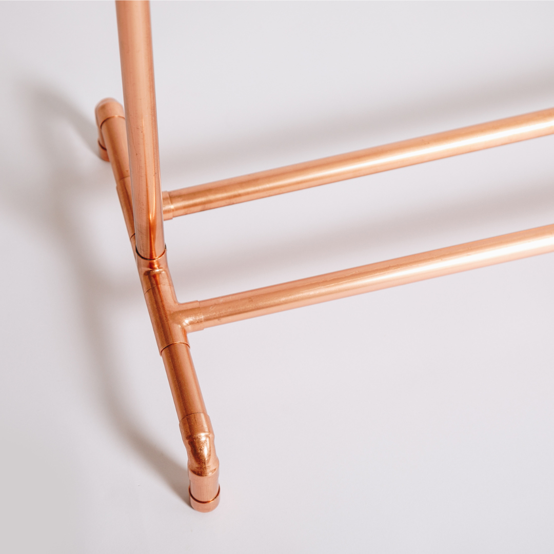 Mini Copper Kids Clothing & Shoe Rail