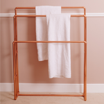 Copper Bathroom Towel Rail