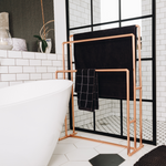 Copper Bathroom Towel Rail