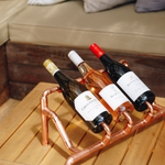 Copper Trio Wine Rack