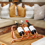 Copper Trio Wine Rack