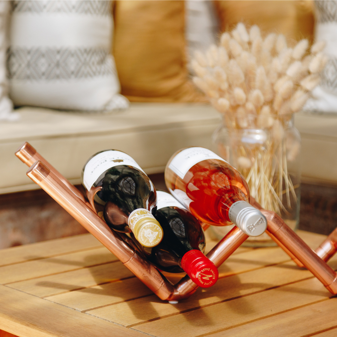 Copper wine holder hotsell