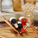Copper W Wine Rack