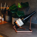 Copper Jeroboam Wine Bottle Stand