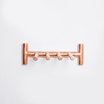 Copper Wall Mounted Four Glass Wine Holder
